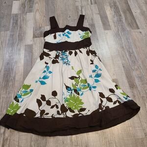 Speechless size 7 juniors floral fit and flare dress